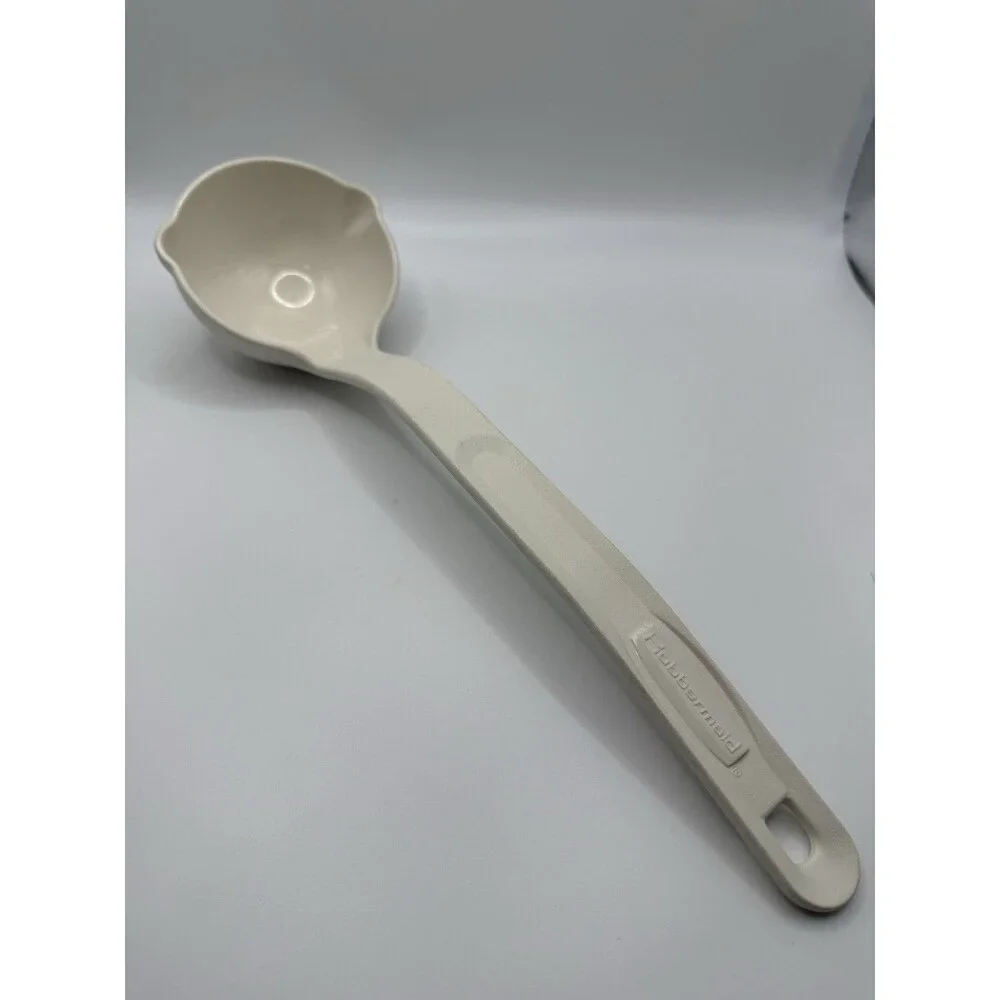 Rubbermaid White Ladle Server Spoon #1975 #1 (12-1/4